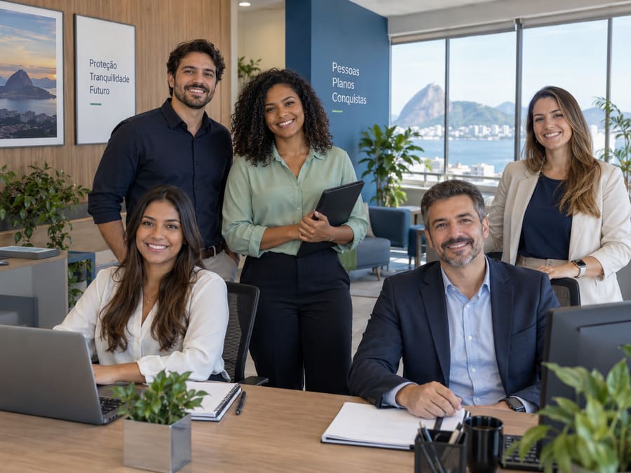 Equipe da JC Luz Corretora de Seguros em Niterói